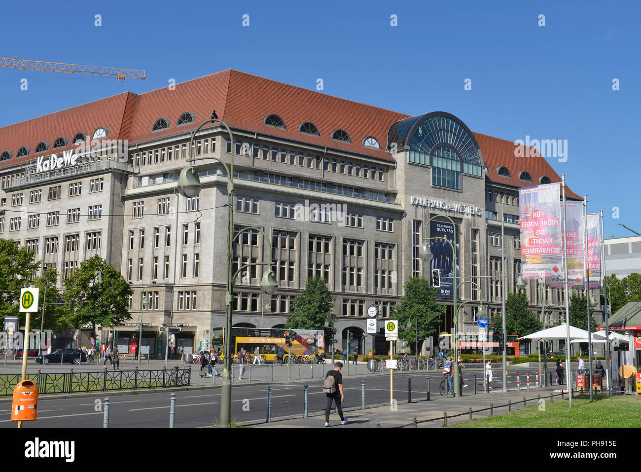 KaDeWe, Tauentzienstrasse, Schöneberg, Berlin, Deutschland Stockfoto