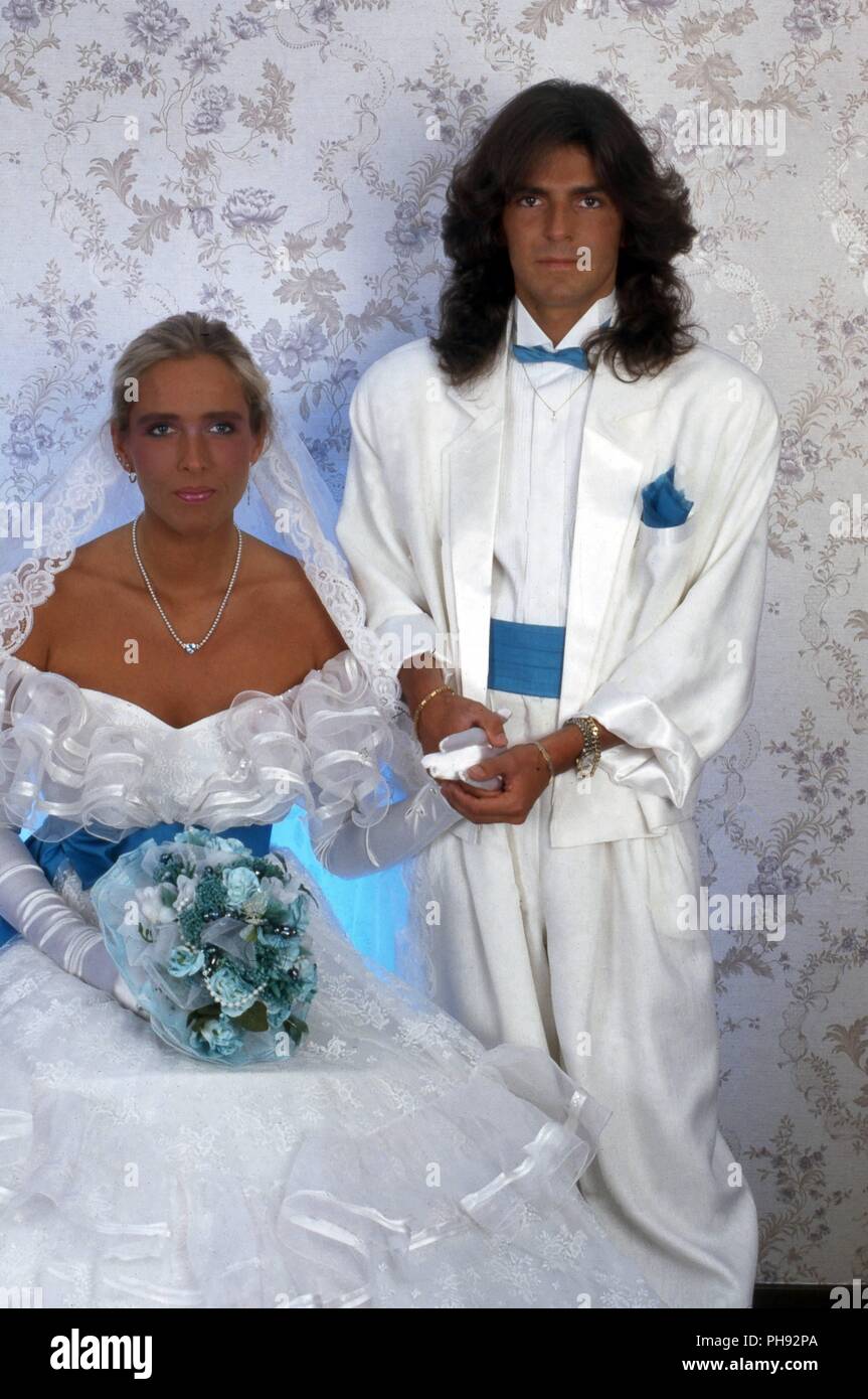 Thomas Anders, Sänger der Band 'Modern Talking', bei der Hochzeit mit