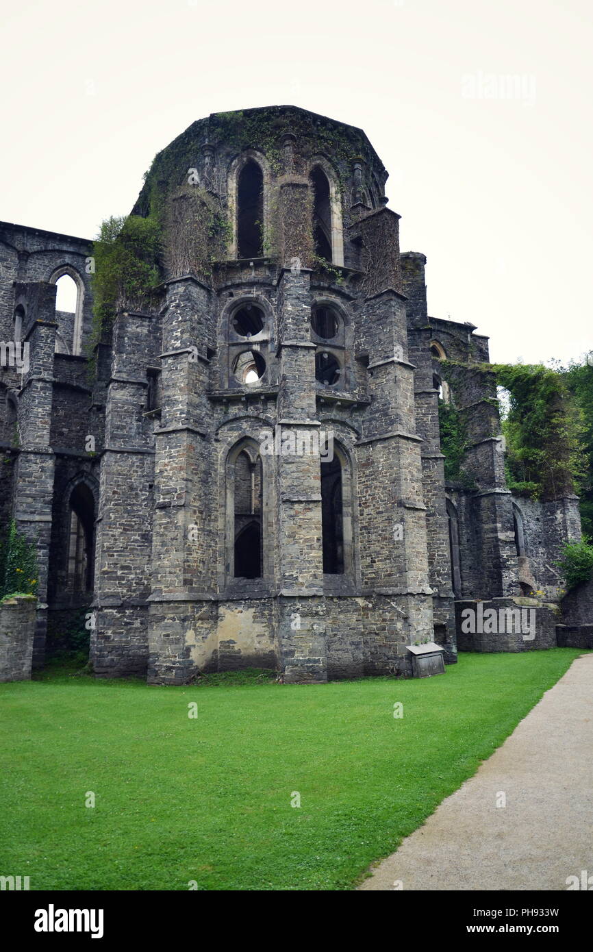 Die Ruinen der Abtei von Villers, Villers-la-Ville, Wallonien, Belgien Stockfoto