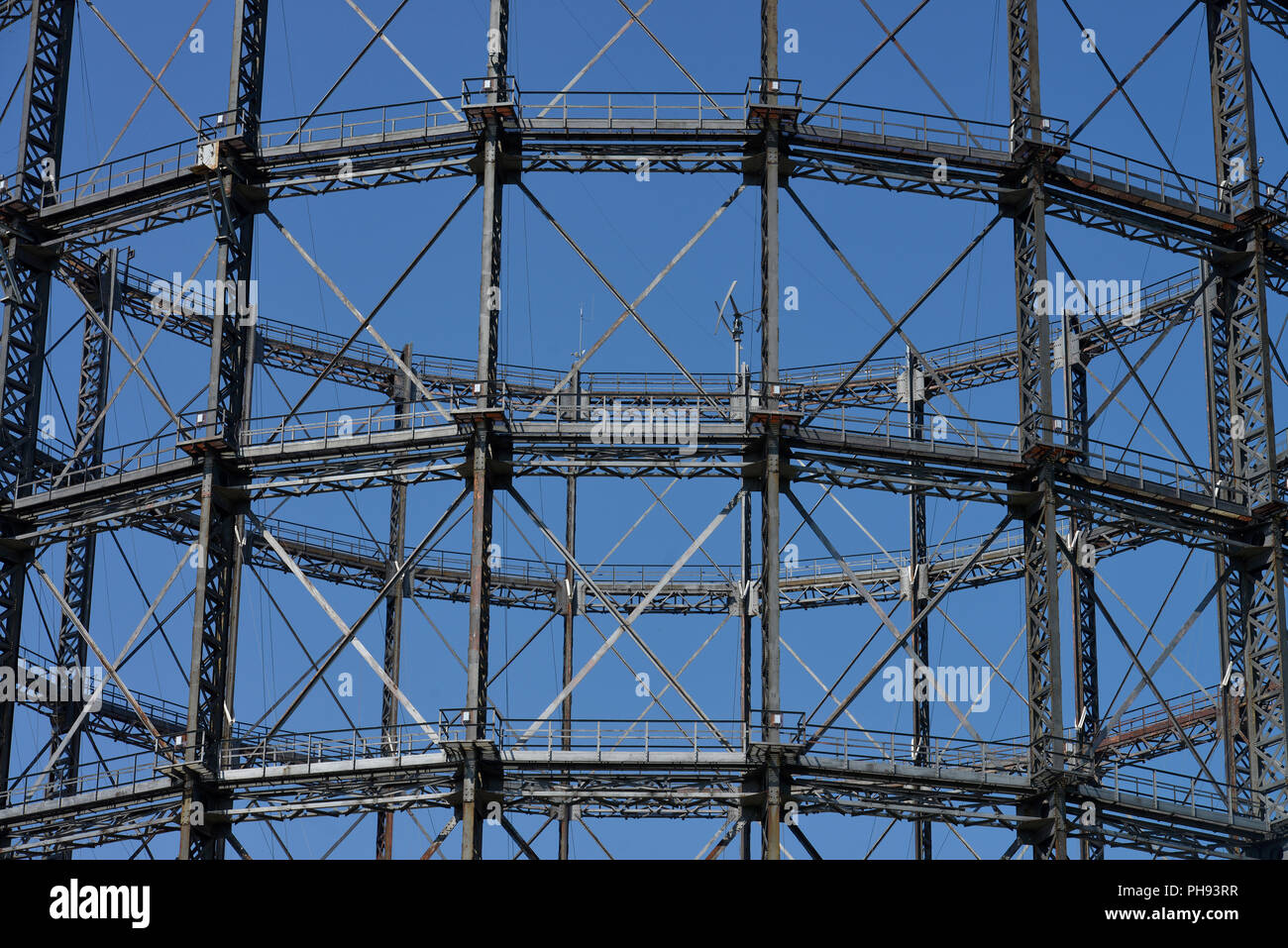 Gasometer, Torgauer Straße, Schöneberg, Berlin, Deutschland Stockfoto