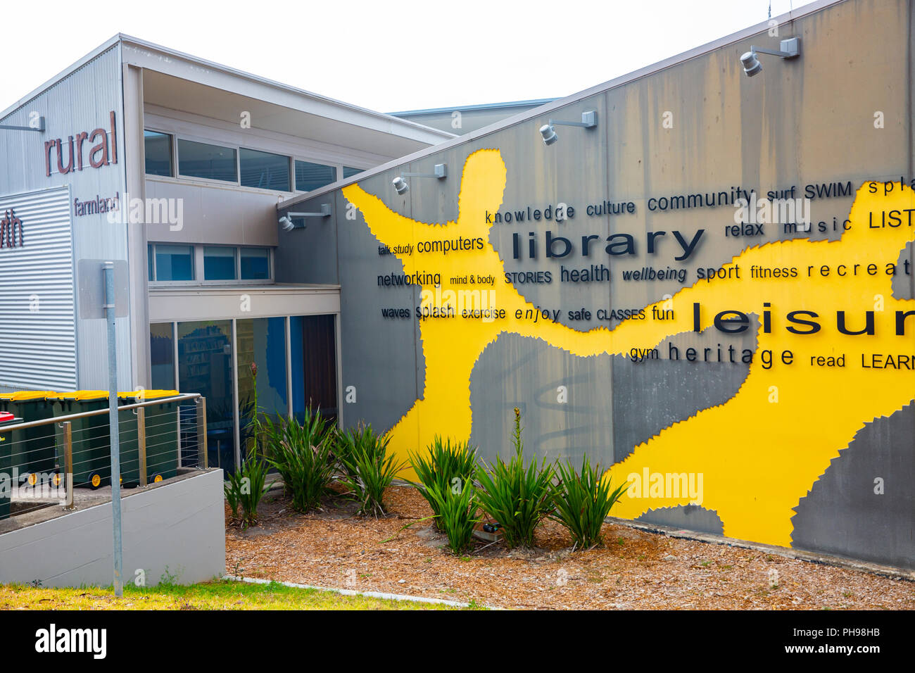 Blacktown sport Freizeitzentrum und Bibliothek in Stanhope, North West Sydney, New South Wales, Australien Stockfoto