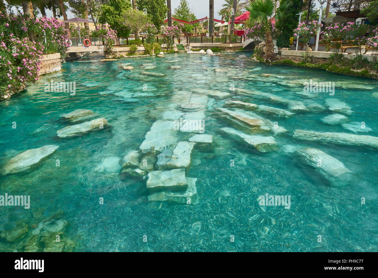 Cleopatra Pool, Hierapolis, Pamukkale, Türkei Stockfoto