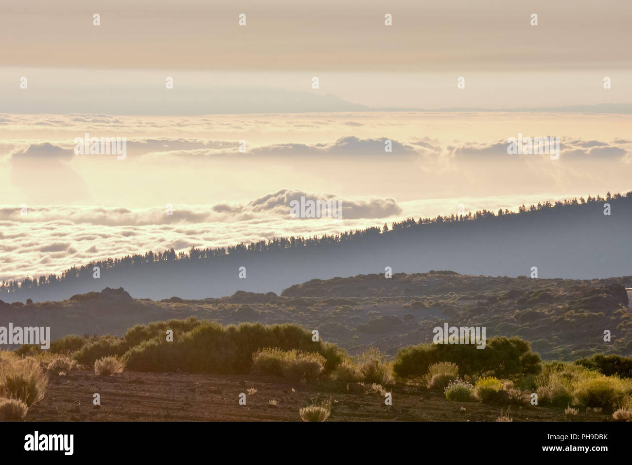 Mar de Nubes Stockfoto