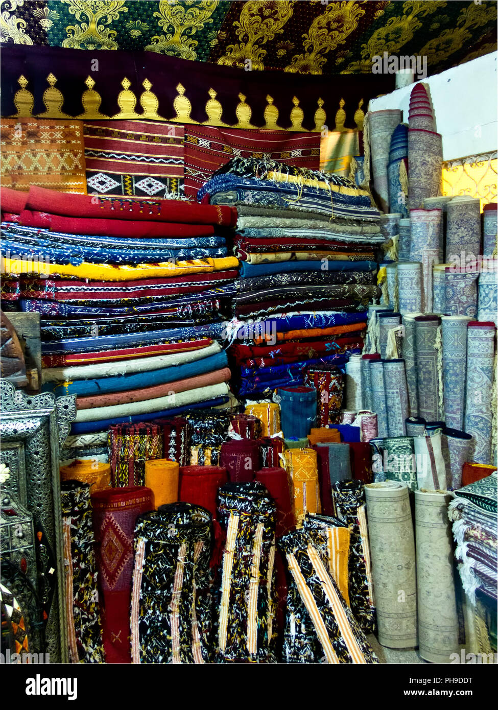 Souk in Agadir, Marokko Stockfoto