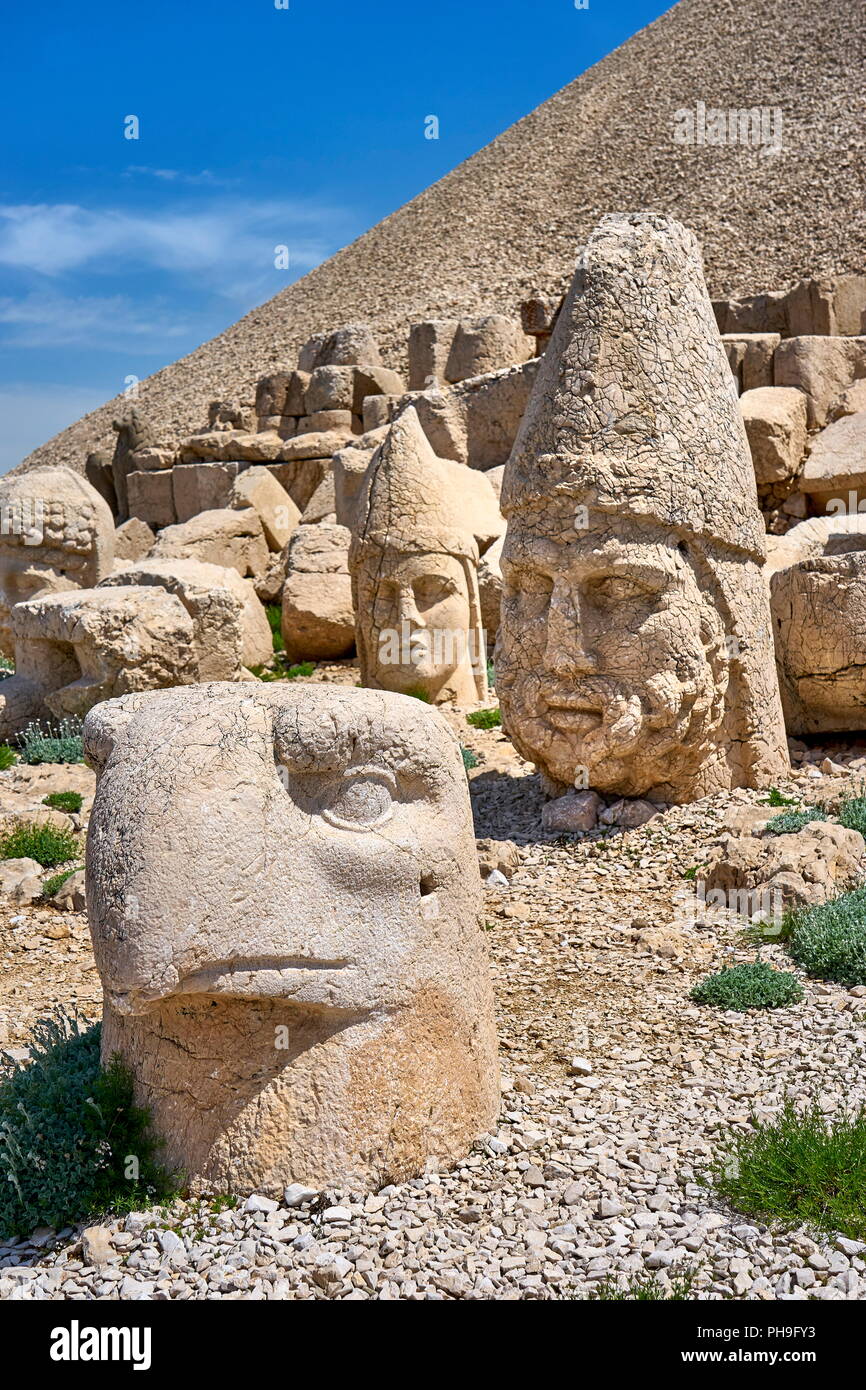 Berg Nemrut Nationalpark, Türkei, UNESCO Stockfoto