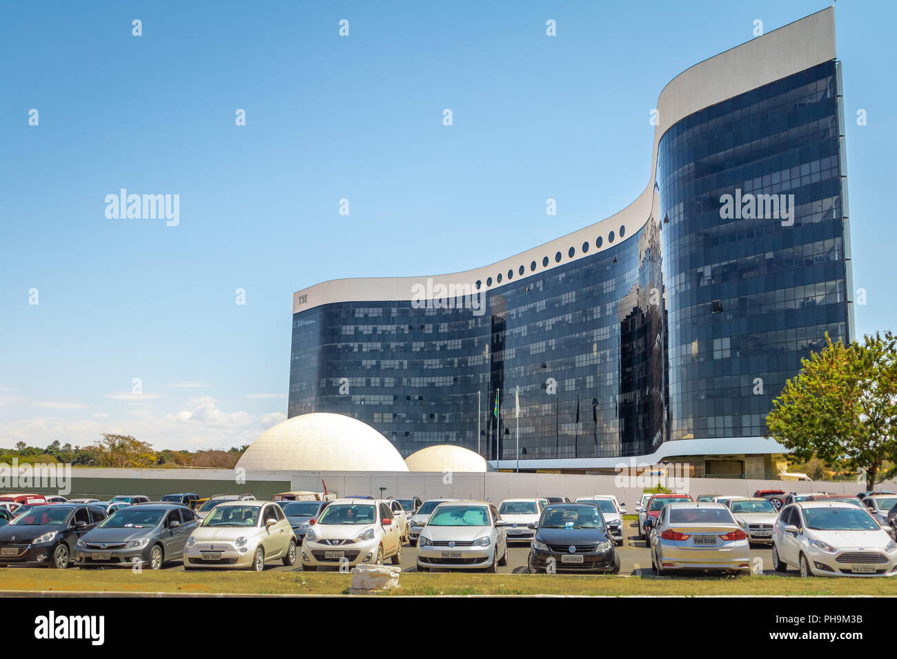 Brasilien Superior Wahlgericht (Tribunal Superior Eleitoral-TSE) Gebäude - Brasilia, Brasilien Stockfoto