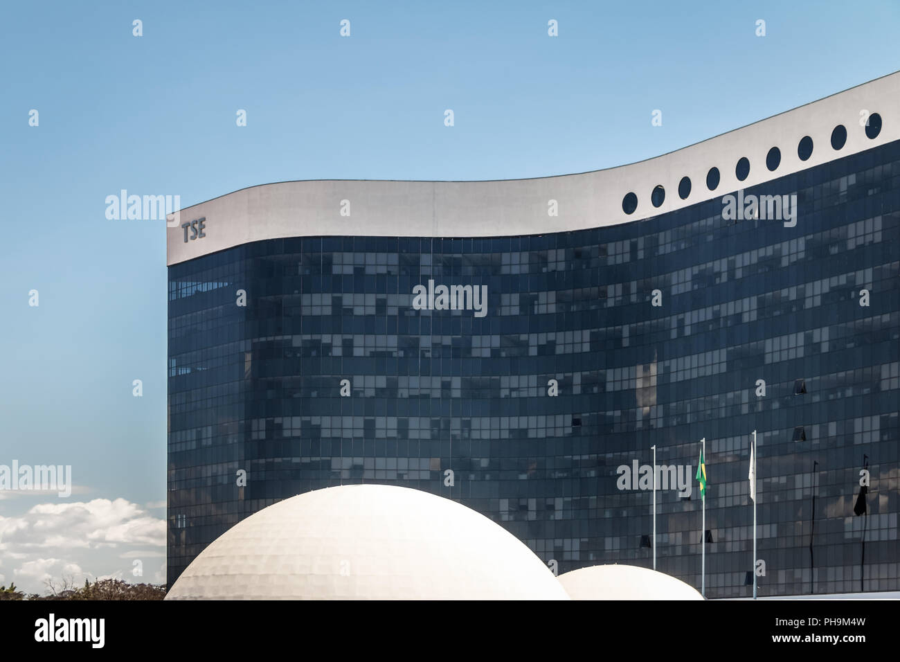 Brasilien Superior Wahlgericht (Tribunal Superior Eleitoral-TSE) Gebäude - Brasilia, Brasilien Stockfoto