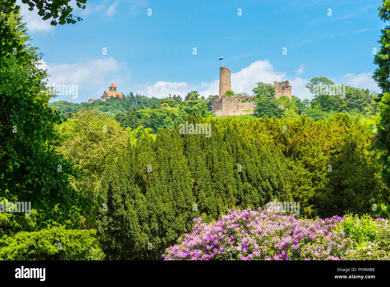 Burg Windeck, Weinheim (Deutschland) Stockfoto