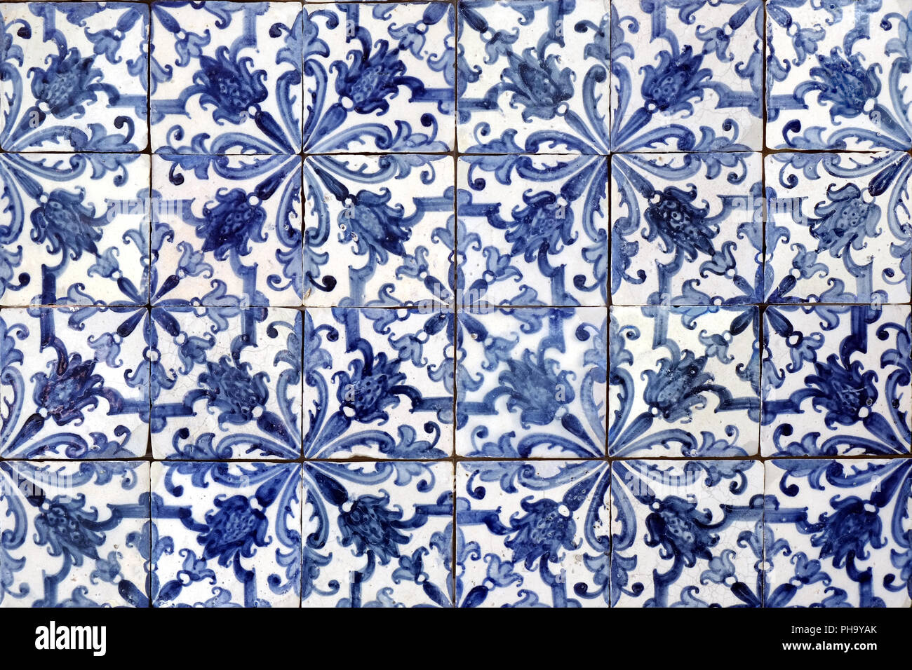 Azulejos, Wandfliesen. Madeira, Portugal Stockfoto