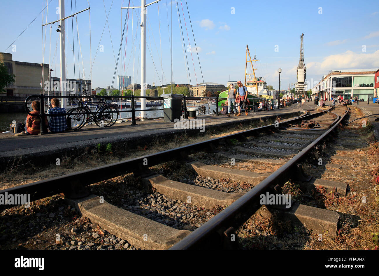 Bristol Harbourside, Stadt Bristol, England, Vereinigtes Königreich, Europa Stockfoto