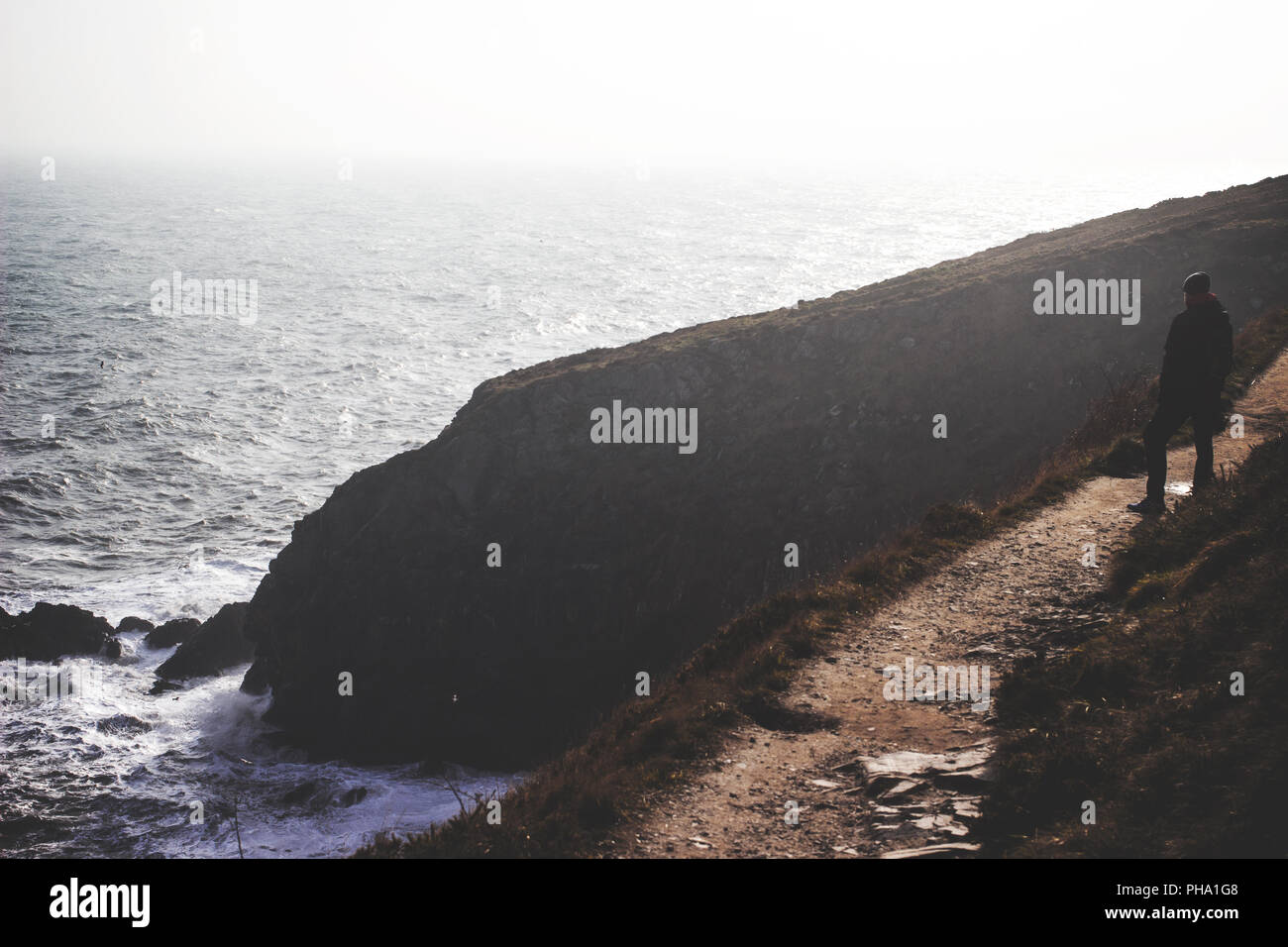 Küste in der Nähe von Howth, Irland Stockfoto