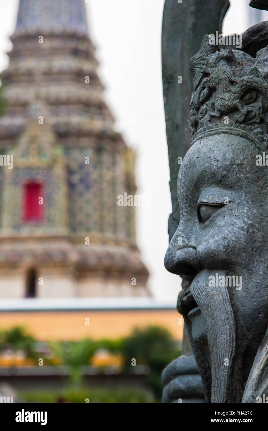 Im Tempel Wat Pho, Bangkok, Thailand Stockfoto