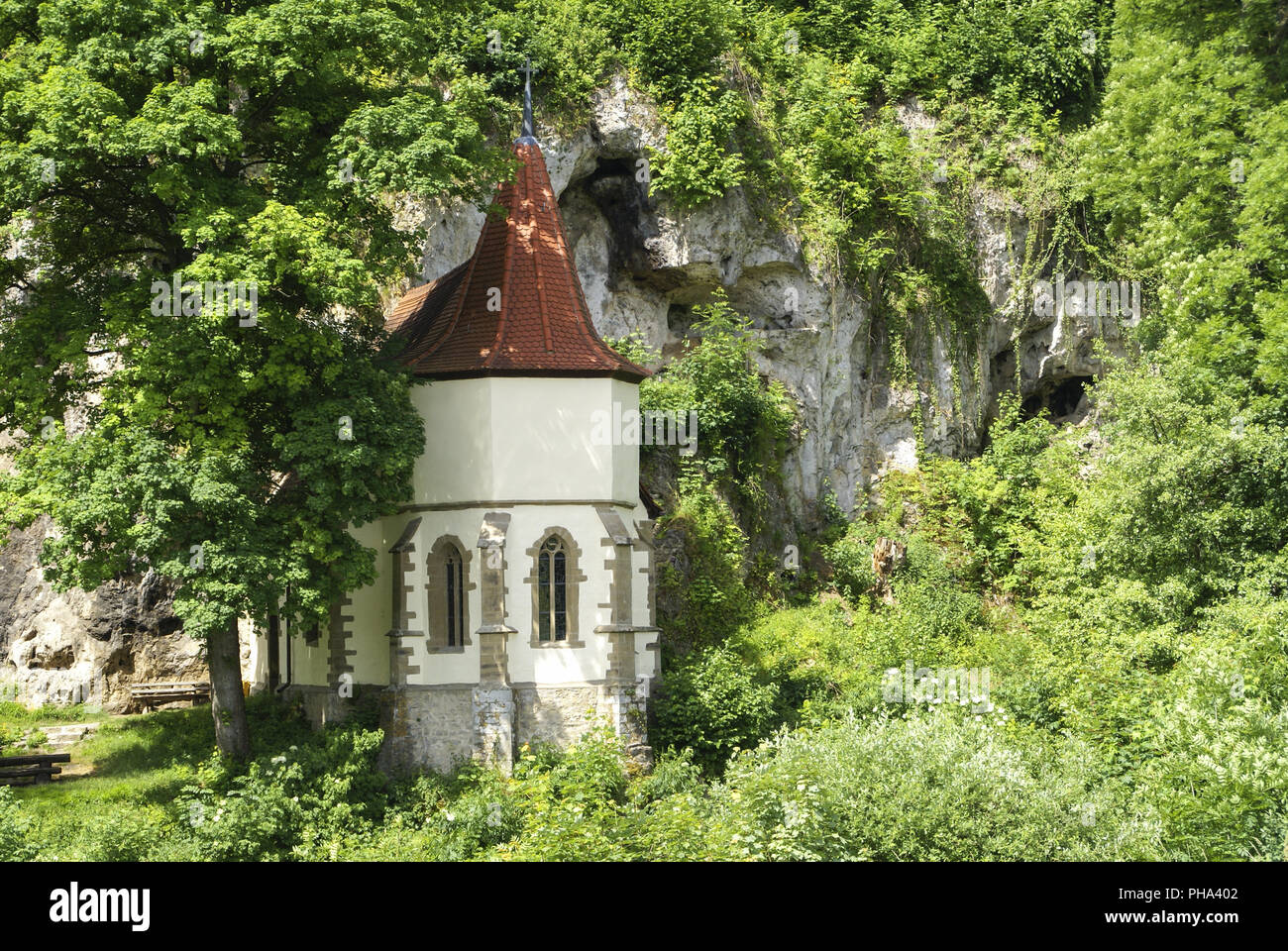 Kapelle St. Wendelin in der Nähe Doerzbach, Baden-Württemberg, Deutschland Stockfoto