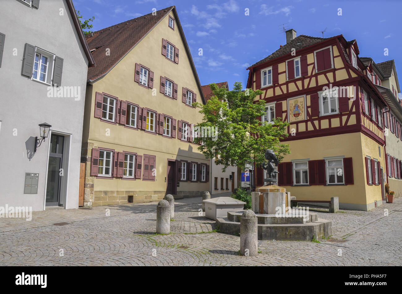 Fachwerkmuseum Häuser in Schwäbisch Hall, Deutschland Stockfoto