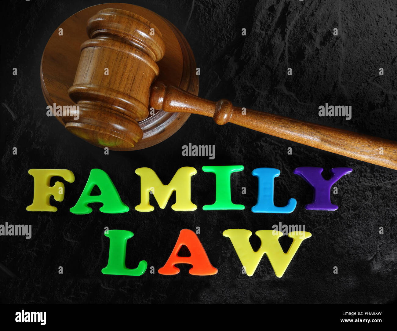 Familienrecht Konzept Stockfoto