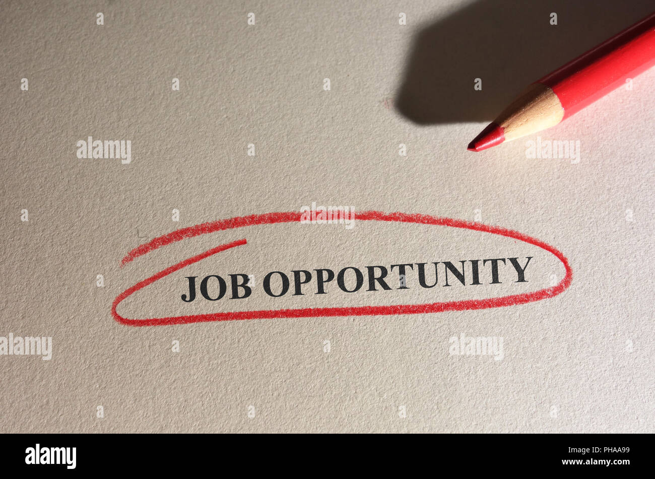 Job Opportunity Stockfoto