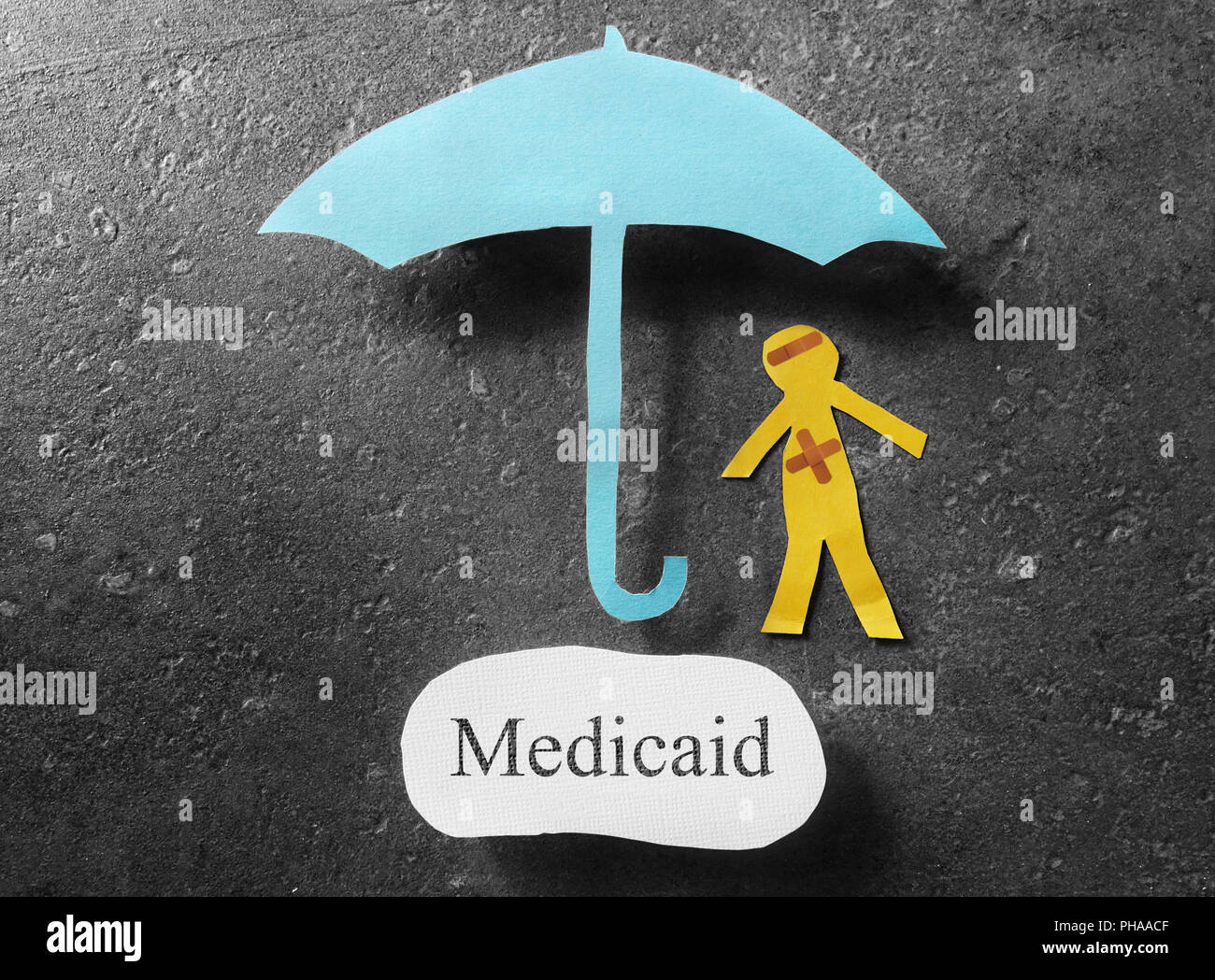 Medicaid healthcare Konzept Stockfoto