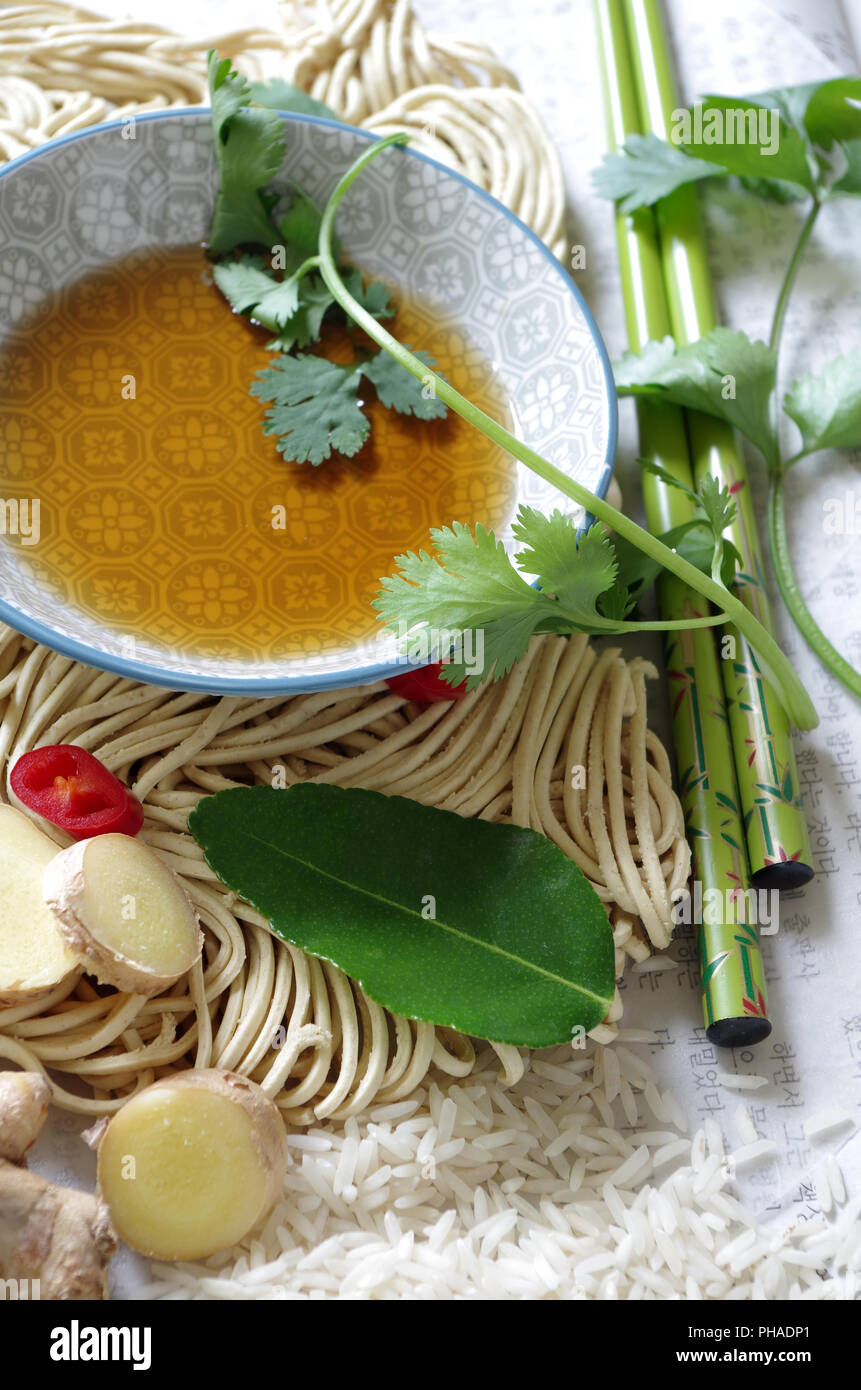 Zutaten für die asiatische Küche Stockfoto