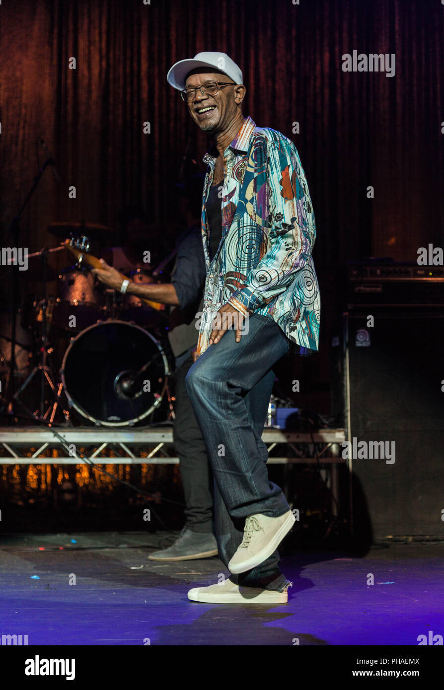 Bilder von Reggae Sänger und Legende Beres Hammond in der O2 Academy Brixton, London 2018. © O. Giuliano Eboulia/graphikvision.com Stockfoto