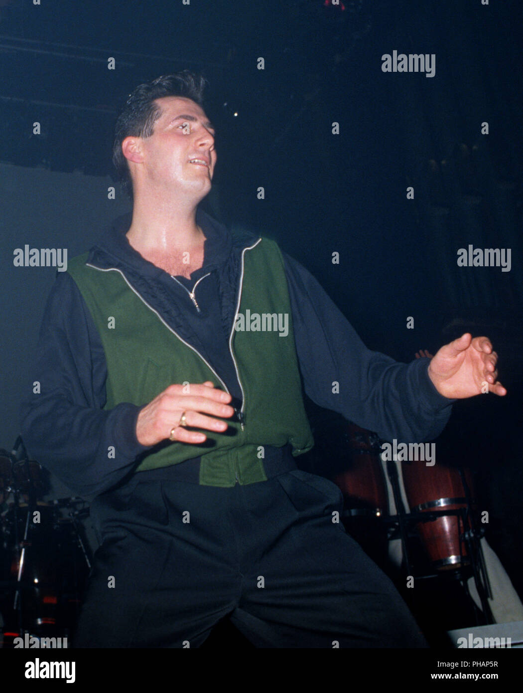 Tony Hadley (Spandau Ballet) am 17.01.1990 in München. | Verwendung weltweit Stockfoto