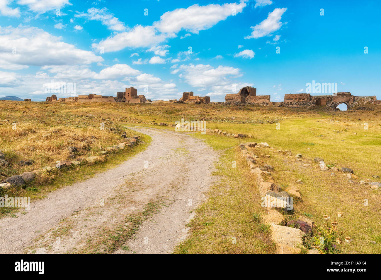 Ani Ruinen, Kars, Türkei Stockfoto