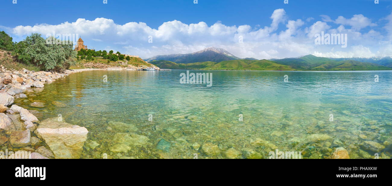 Salt Lake Van, Türkei Stockfoto