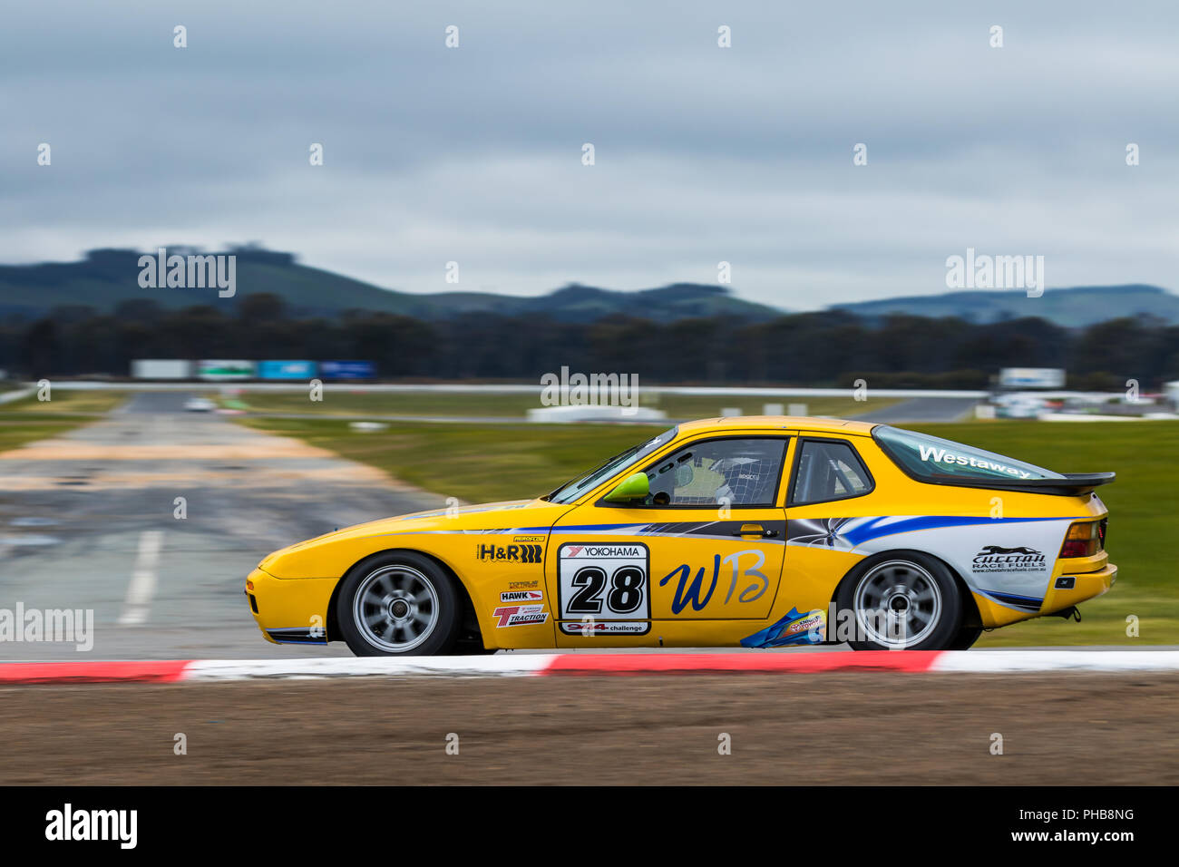 MELBOURNE, Australien - 1. SEPTEMBER: Tony Westaway in der Westbon Management Porsche 944 während der 2018 Shannon Staatsangehörigen, Runde 5 - Winton, Australien am 01 September 2018. Credit: Dave Hewison Sport/Alamy leben Nachrichten Stockfoto