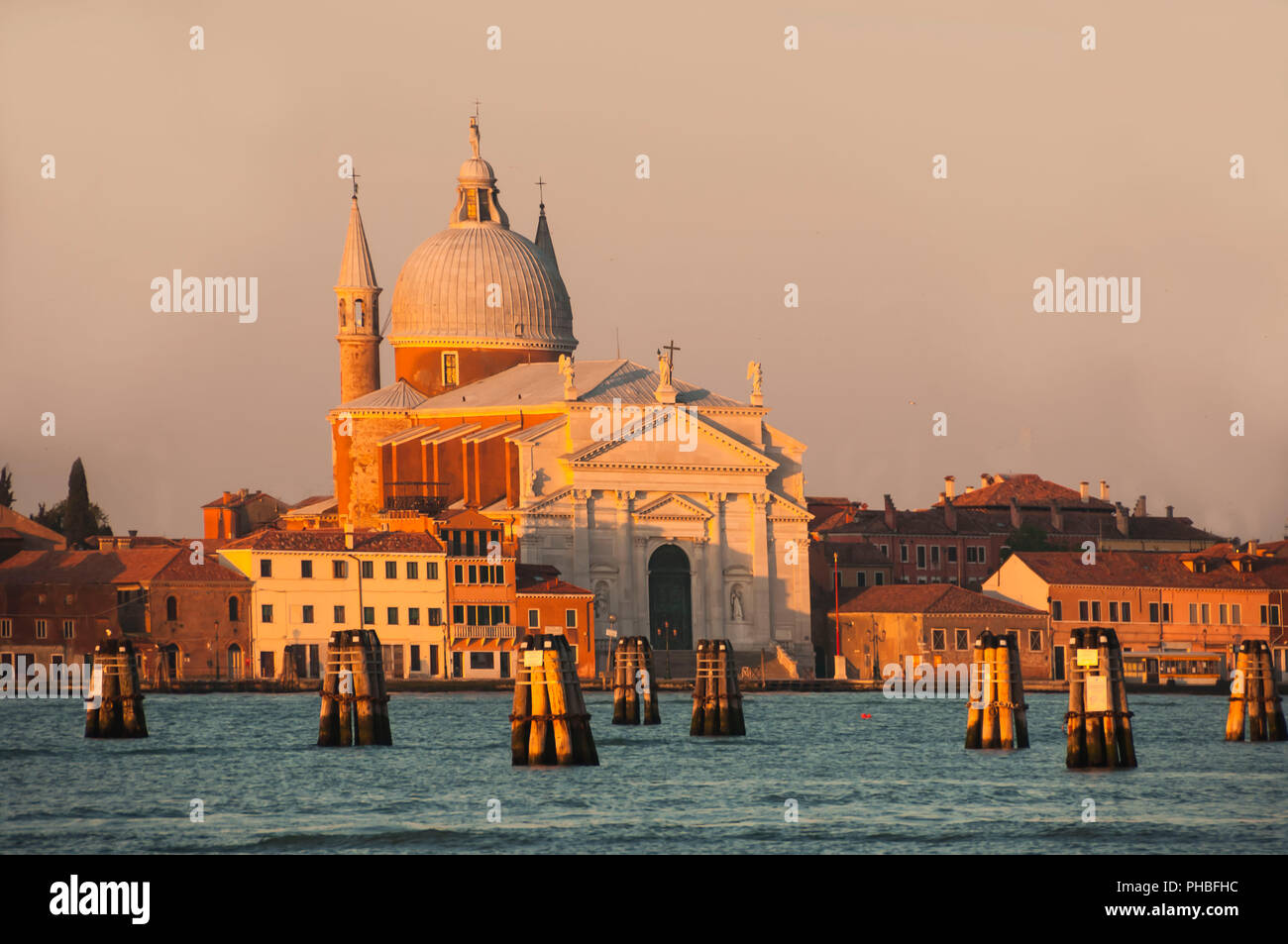 Chiesa San Giorgio, Venedig, UNESCO-Weltkulturerbe, Venetien, Italien, Europa Stockfoto