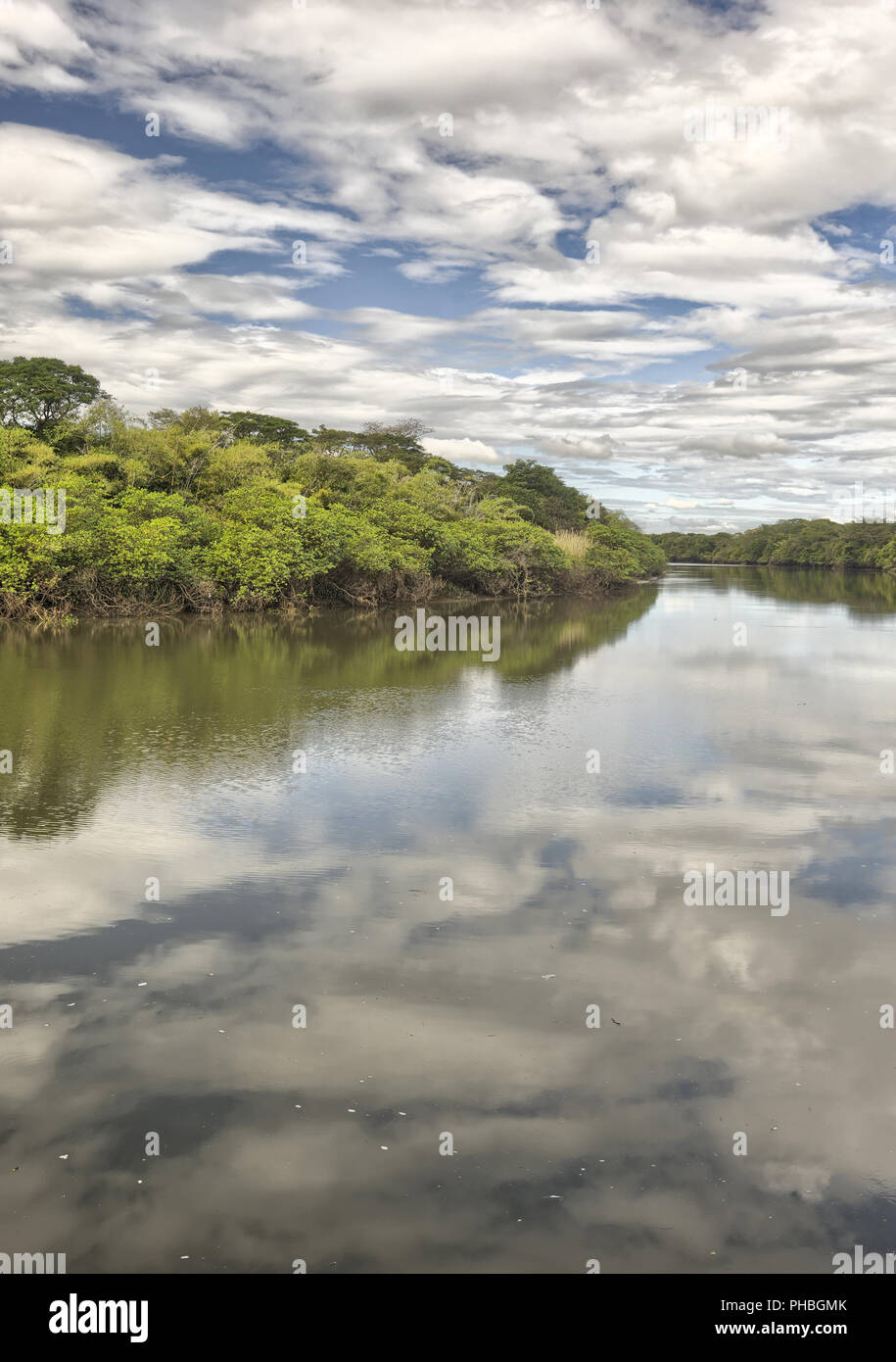Tempisque River, Costa Rica Stockfoto