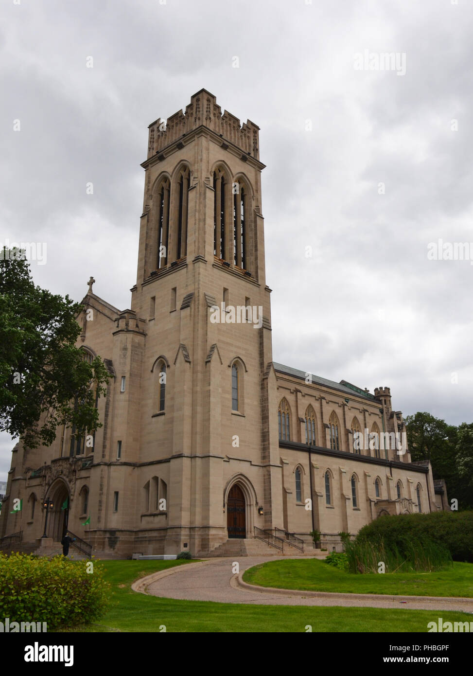 Basilika der Heiligen Maria in Minneapolis, MN Stockfoto