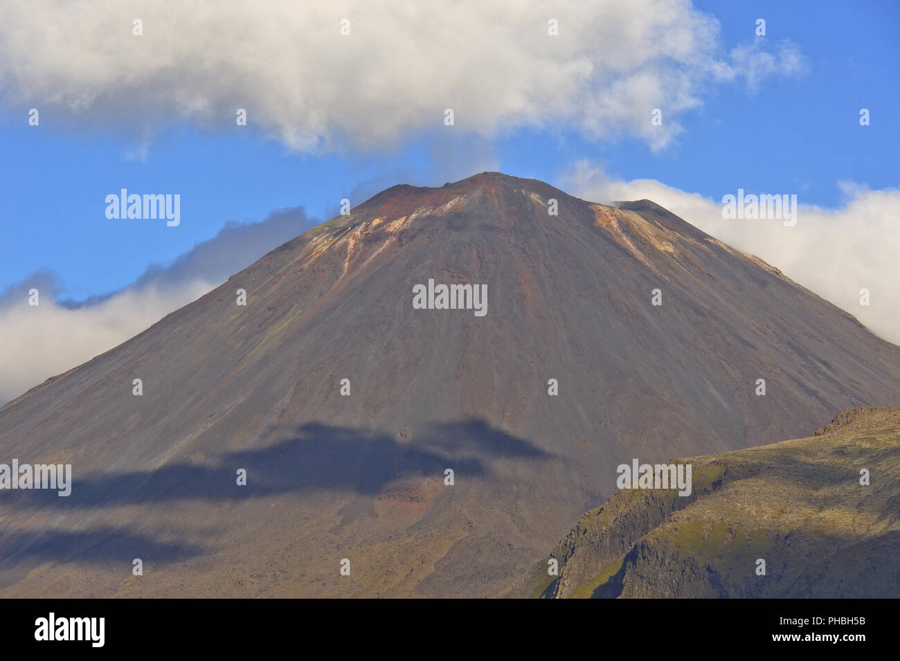 Mt Ngauruhoe, Neuseeland Stockfoto