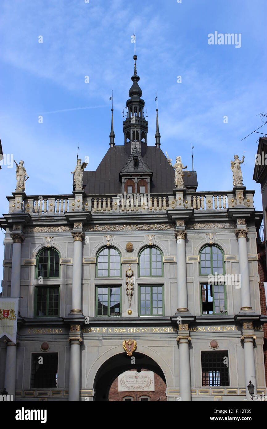 Golden Gate in Danzig Stockfoto