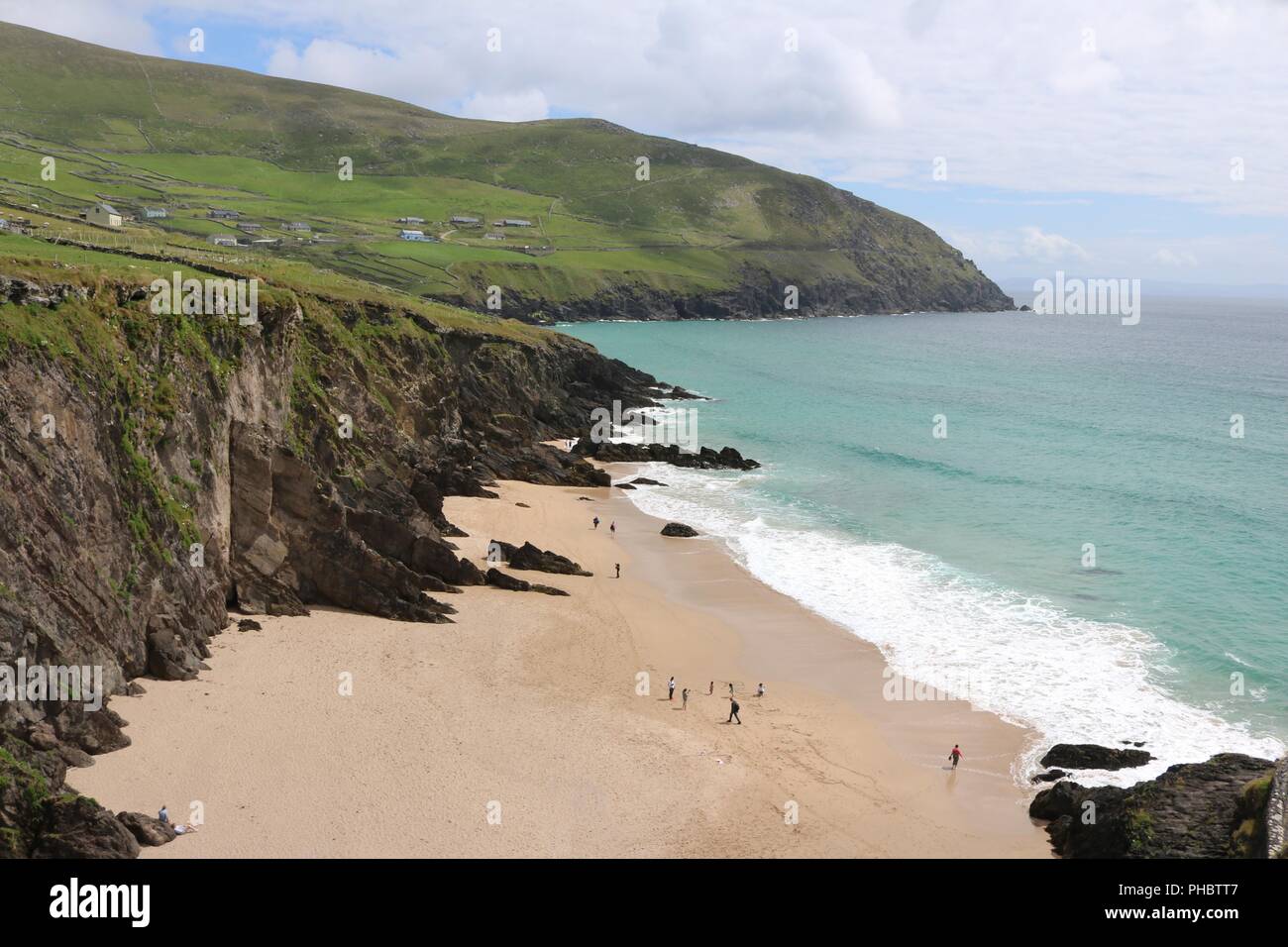 Coumeenole Strand, Halbinsel Dingle, Co.Kerry Stockfoto