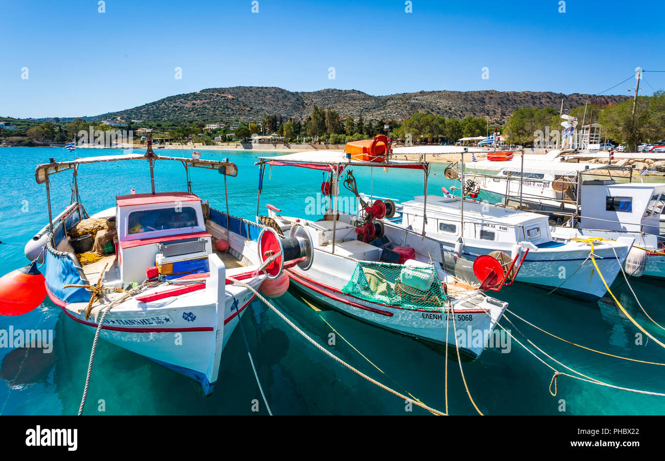Marathi Strand, Kreta, griechische Inseln, Griechenland, Europa Stockfoto