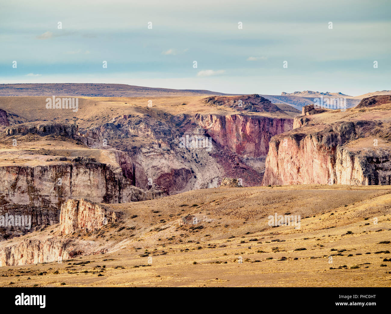 Rio Pinturas Canyon, Provinz Santa Cruz, Patagonien, Argentinien, Südamerika Stockfoto
