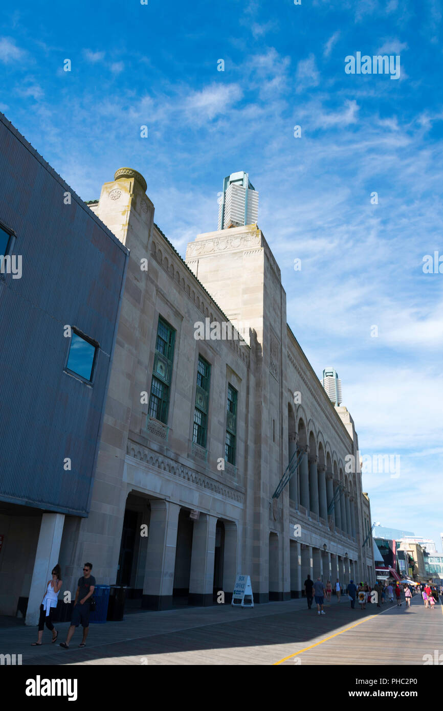 Boardwalk Hall Gebäude Häuser Atlantic City Convention und Besucher Behörde Stockfoto
