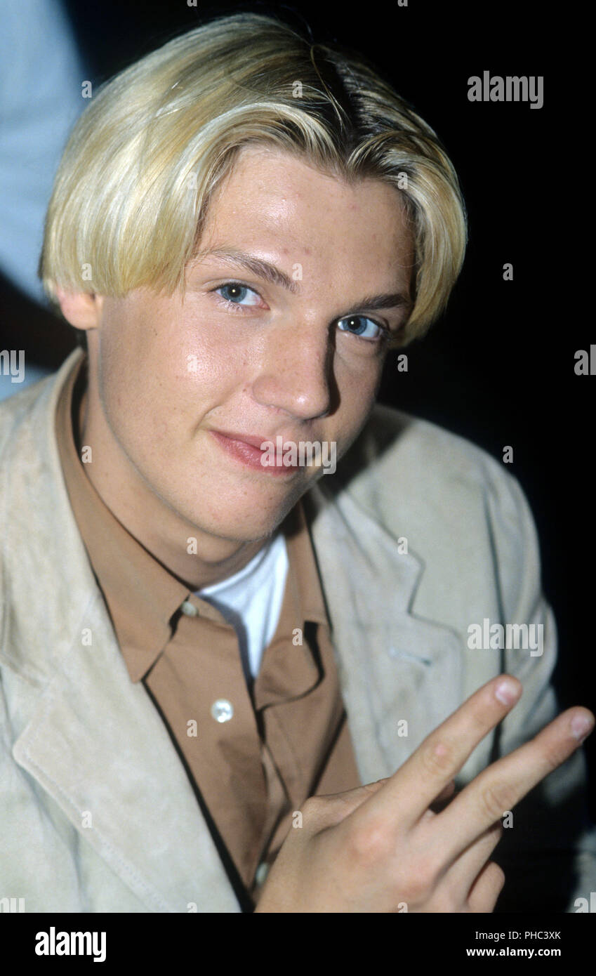 Nick Carter (Backstreet Boys) am 01.06.1997 in Los Angeles. | Verwendung weltweit Stockfoto