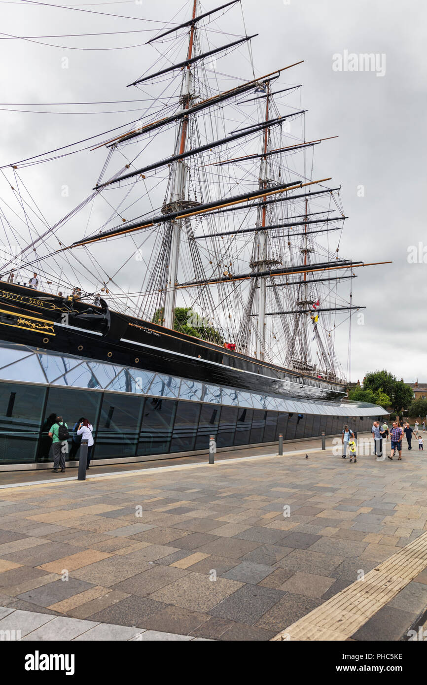 Cutty Sark, Greenwich, London, England, Großbritannien Stockfoto