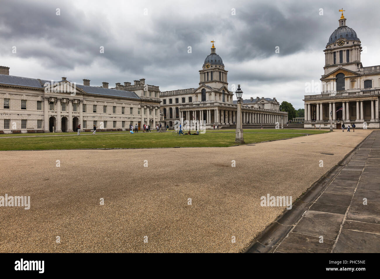 Old Royal Naval College in Greenwich, London, England, Vereinigtes Königreich Stockfoto