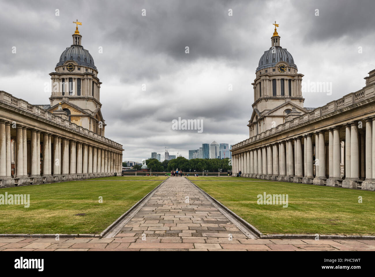 Old Royal Naval College in Greenwich, London, England, Vereinigtes Königreich Stockfoto
