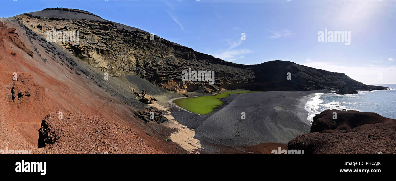 El Golfo, Lanzarote Stockfoto