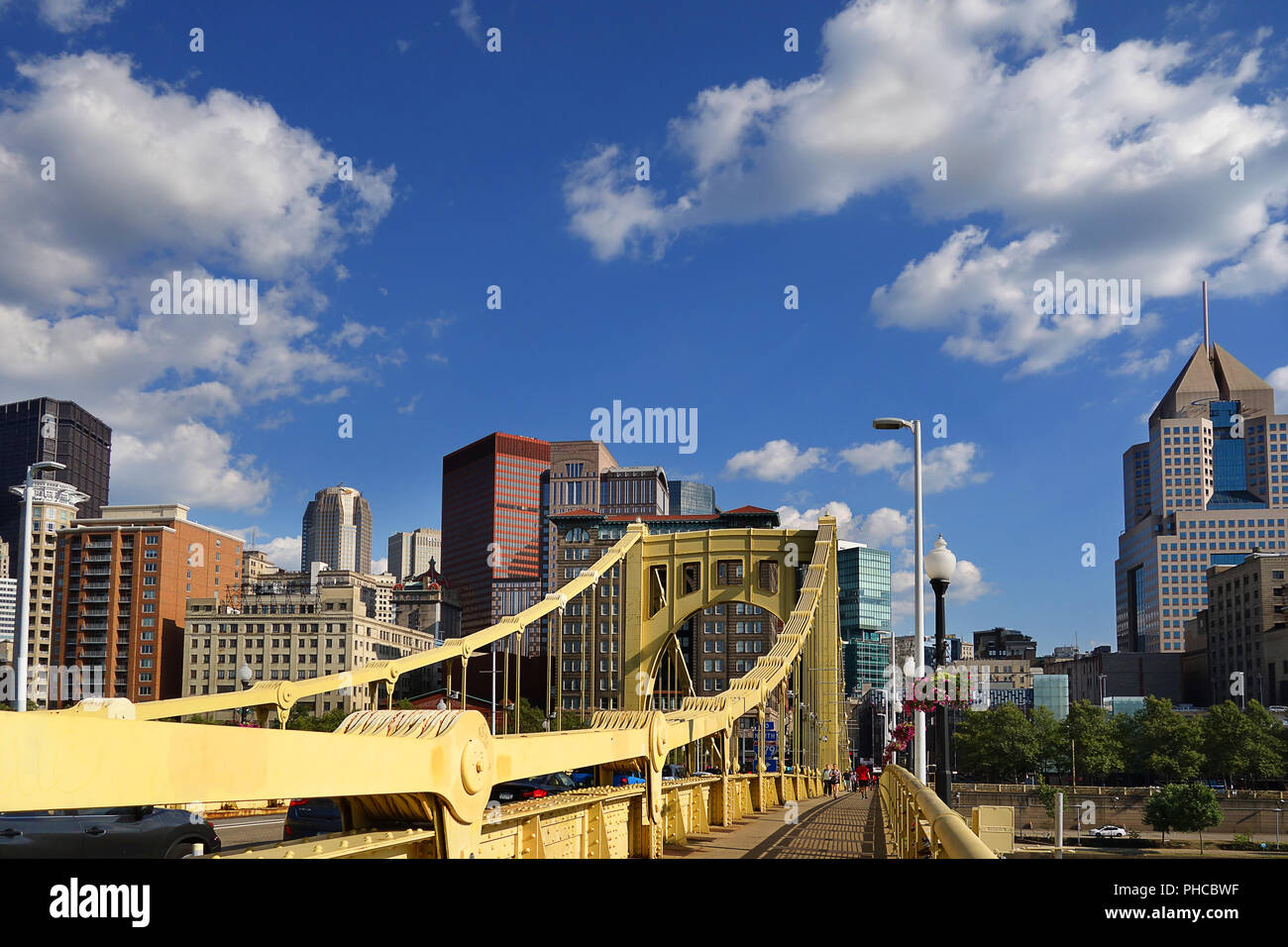 Skyline von Pittsburgh PA Stockfoto