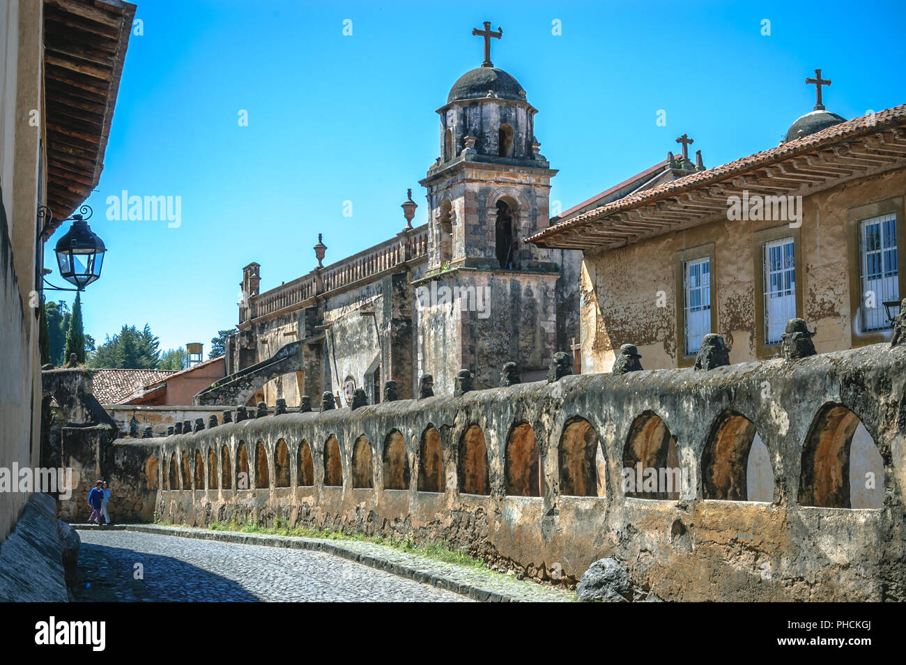 Templo del Sagrario, mexikanischen Kirche in Patzcuaro, Michoacan Stockfoto