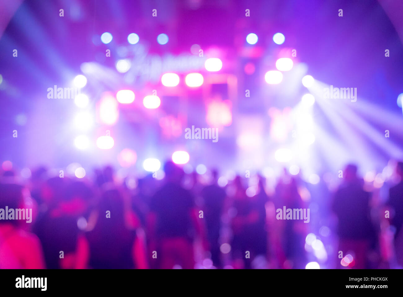 Unscharfer Hintergrund Konzert Stockfotografie Alamy