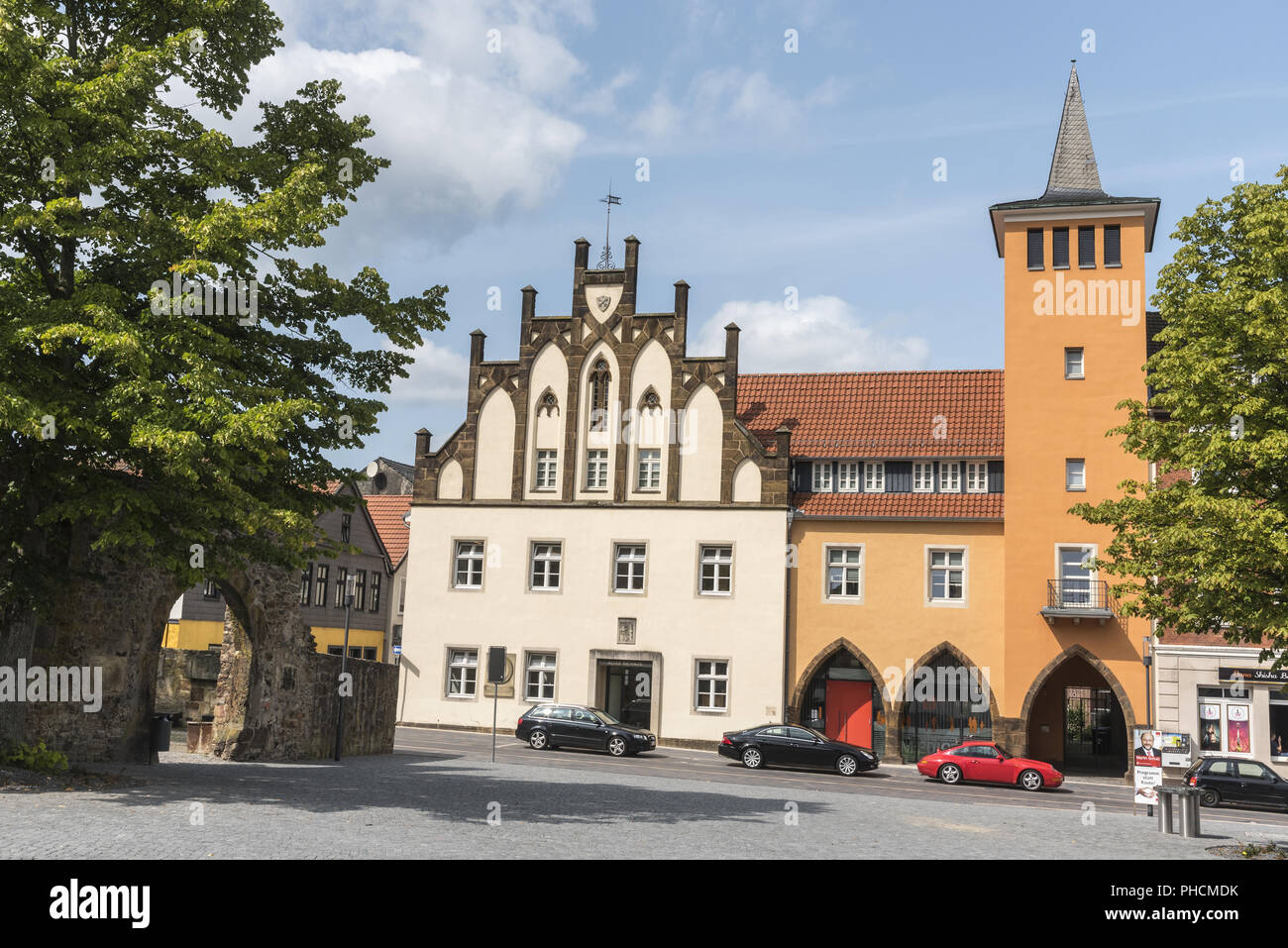 Altes Rathaus, Lübbecke Stockfoto