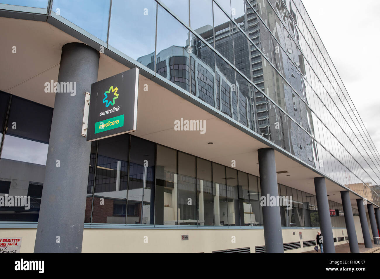 Medicare und Centrelink commonwealth Büros in Parramatta, Sydney, Australien Stockfoto