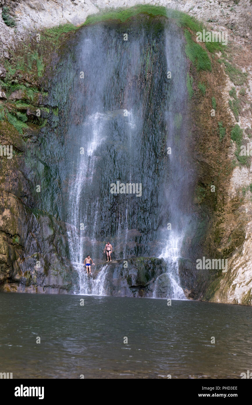 Bliha Wasserfall in der Nähe von Sanski Most, Bosnien Stockfoto