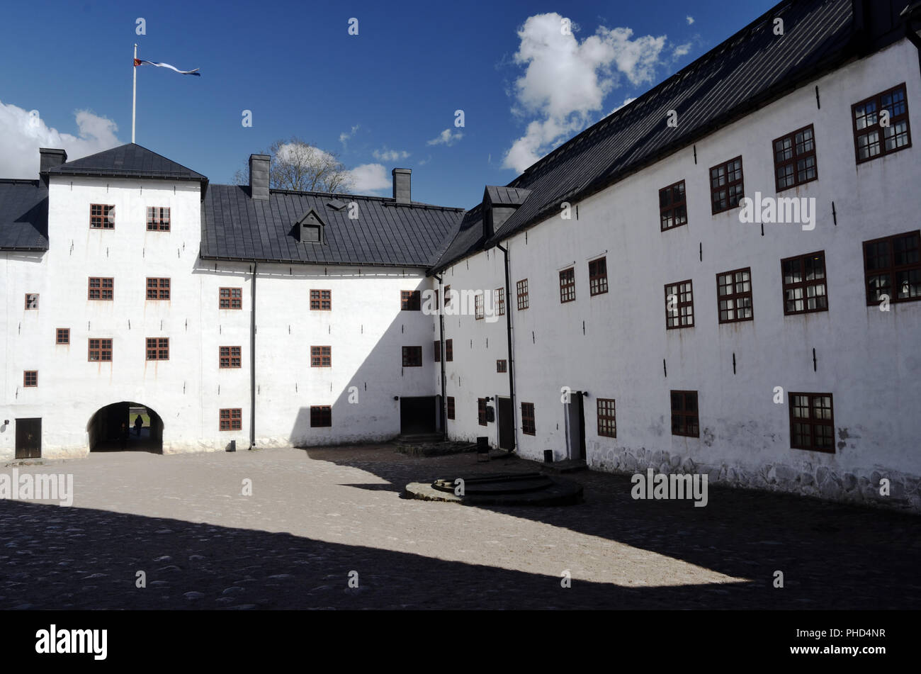 Die mittelalterliche Burg in Turku, Finnland Stockfoto