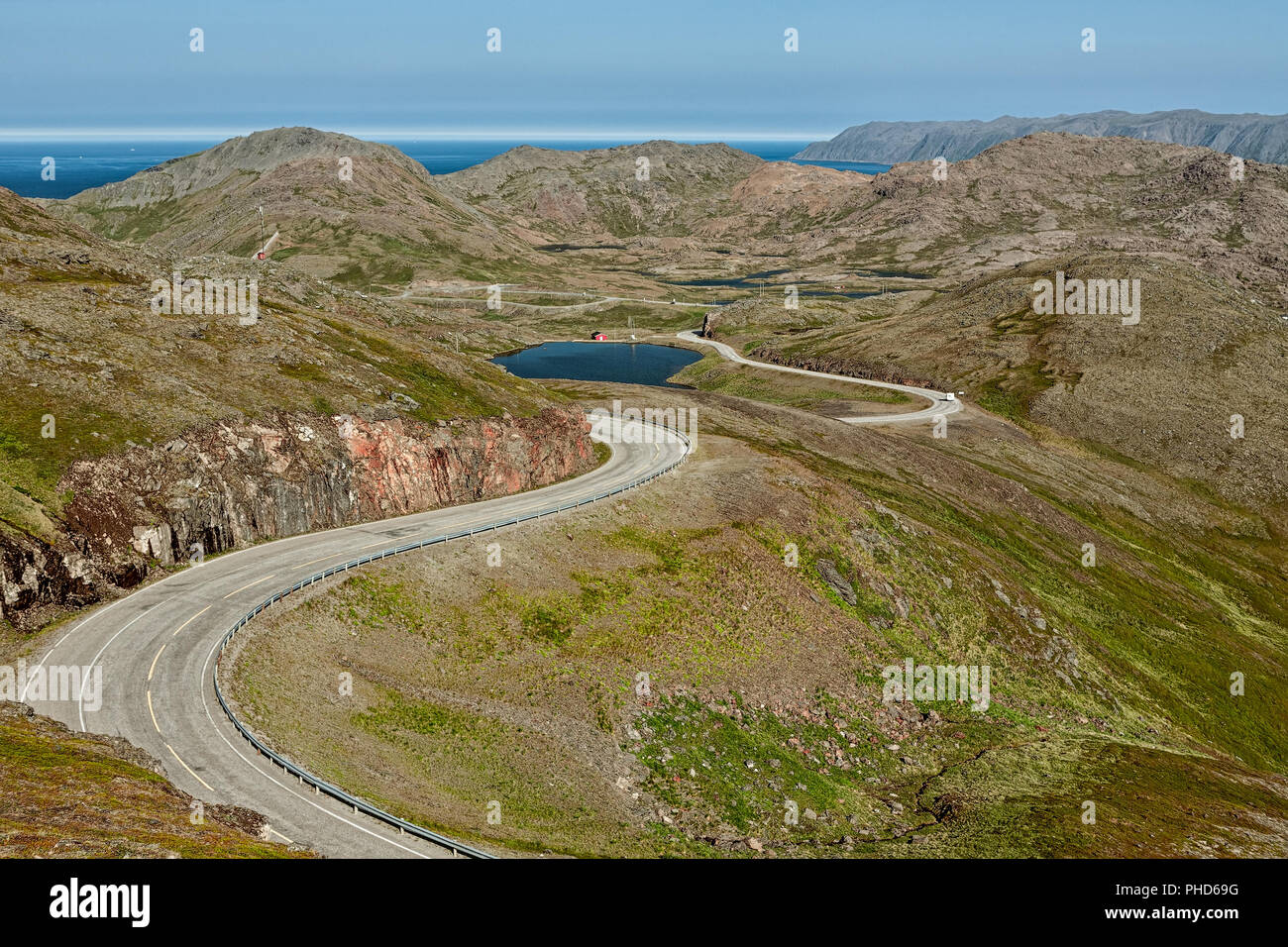 Honningsvag in Norwegen Stockfoto