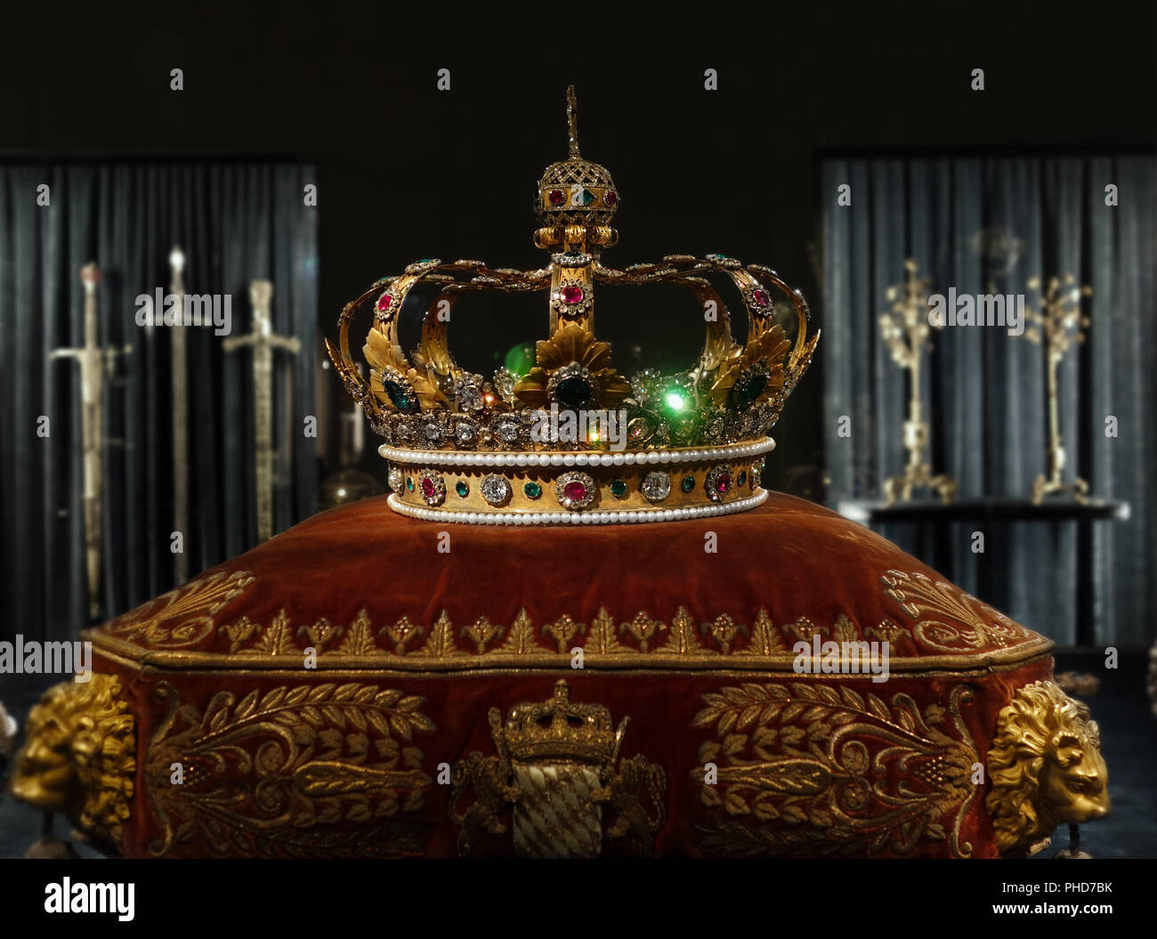 King's Gold Crown Stockfoto